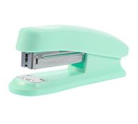 SEWACC Portable Office Stapler Mint Green Compact Lightweight Handheld Stapler Smooth Jam Binding for School Home Travel Classroom and Office Supplies