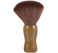 SEWACC Portable Synthetic Material Beard Shaving Brush for Men with Wooden Handle, Suitable for Whiskers and Mustache Care, for Business and Travels, Keeps Hands Clean Random Color