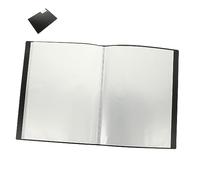 SEWACC Portable Transparent Multi File Folder Organizer Page Black Document Organizer Made of Safe Material Practical Document Storage for Teachers Students Engineers and Business Use