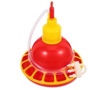 SEWACC Poultry Water Feeder Small Size Automatic Chicken Drinking Device Farm Waterer for Chickens and Birds with Sturdy Container Suitable for Outdoor Poultry Care