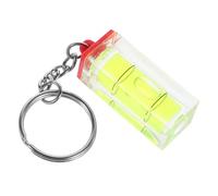SEWACC Precision Pocket Spirit Level Keychain with High-Accuracy Bubble for DIY and Construction Lightweight Horizontal Bubble Level Pendant Key Accessories for Men and Car Random Color
