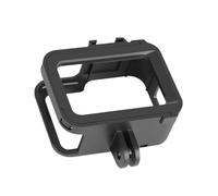 SEWACC Protective Frame Case for Shock Resistant Wear Resistant Housing with Side Opening for Charging Cold Shoe Mount for Light Microphone Action Camera Shell