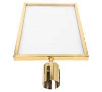 SEWACC Queue Barrier Sign Holder A3 Double-Sided Vertical Portrait Frame with Cover for Airport Queuing and Public Space Crowd Management