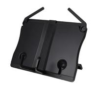 SEWACC Reading Stand Desk Book Rack for Students and Professionals Portable Foldable Desktop Book Holder for Home Office Classroom Black Simple Bookshelf for Correct Reading Posture