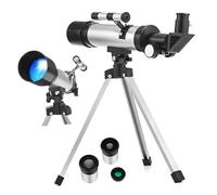SEWACC Refractor Astronomy Telescope with Adjustable Tripod for Star Gazing and Planet Exploration Lightweight Telescope with High Definition Lens and Wide Field of View Easy Focus for