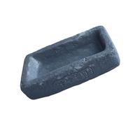 SEWACC Resin Reptile Pet Feeder Basin with Natural Texture Seamless Smooth Surface for Easy Cleaning Anti-escape Design for Tortoise Lizard Amphibians Grey Ecological Food Container for