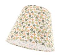 SEWACC Retro Floral Desk Lampshade Fabric Lamp Shade for Bedroom Living Room Office Soft Light Diffusion