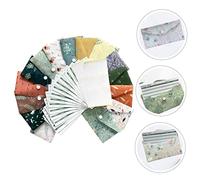 SEWACC Reusable Cash Envelopes with Budget PVC Money Envelopes for Budgeting and Expense Tracking Lightweight Financial Organizer for Go Use and Stickers