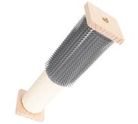 SEWACC Reusable Cat Scratching Post Sisal Hemp Wood Scratch Pole Interesting Modeling Design for Mature and Elderly Cats Fully Stretching Satisfies Cat's Mind