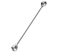 SEWACC Rhinestone Tie Pin Collar Bar in Copper Silver for Men's Formal Business Attire and Anniversaries with Comfortable Wear Feature