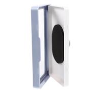 SEWACC Rotatable Phone Case Holder for Bathroom Wall-mounted Storage Box Transparent Handsfree Phone Stand with Touch Screen Compatibility Easy No-trace Installation for Shower Use