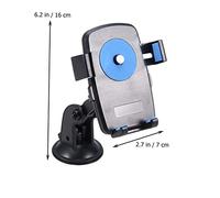 SEWACC Rotating Car Phone Holder Suction Cup Mount for Dashboard Windscreen Compatible Smartphones Black Blue