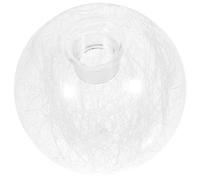 SEWACC Round Glass Globe Lampshade, Clear Glass Globes Shade Replacement Ball Light Cover Sphere Shade for Pendant Light Wall Sconce