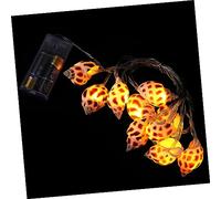 SEWACC Sea Conch LED String Lights Bead Battery Operated Decorative Lamp for Bedroom Nordic Style Ocean Theme Festival and Party Lighting Safe Durable Ambient Glow