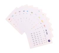 SEWACC Self Adhesive Calendar Stickers with Writing Paper Small Peel and Stick Monthly Planner for Travel Office Home and DIY Journaling Creative Pocket Schedule Organizer