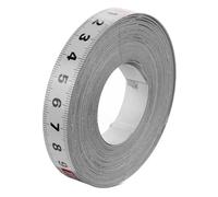 SEWACC Self-adhesive Measuring Tape Metric Ruler Sticker 10m White Sticky Tape Measure for Woodworking Workbench and Engineering Layout