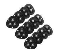SEWACC Self-adhesive Mini Swivel Caster Wheels with Ball Bearings Small Appliance Rollers for Kitchen Counters Furniture Trash Can Mobility No-tool Quick Replacement