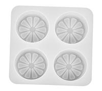 SEWACC Silicone Lemon Slice Soap Mold Cavity DIY Handmade Candle Mold Reusable Portable for Soap Making and Candle Crafting at Home