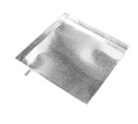 SEWACC Silver with Efficient Water Drainage System Made of Iron and Air Conditioner Drain Pan Ac Drip Plate Protecting Floor from Leaks for Indoor and Outdoor Units