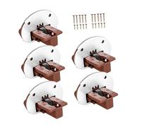 SEWACC Slide Replacement Kit with Plastic Guides for Smooth Silent Operation Easy DIY Installation Drawer Track Repair for Kitchen Dresser Furniture