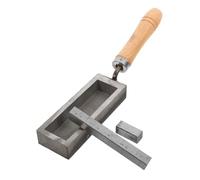 SEWACC Small Graphite Crucible Mold for Jewelry Making Refining Tool Silver Smelter Casting Mold for Melting and Pouring Precious Metals