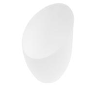 SEWACC Small Light Shade Table Lampshade for Living Room and Hotel - Horseshoe Shape Minimalist Plastic Lamp Cover to Soften Light and Protect Eyes