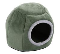 SEWACC Small Pet Nest Warm Cotton Sleeping Bed for Hamsters and Small Pets Winter Cozy Enclosed Cave Soft Deep Sleep Mat in Dark Protects From Cold and Injury