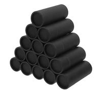 SEWACC Small Round Kraft Paper Boxes 15Pcs for Tea and Incense Packaging, Cylindrical Cardboard Tubes for Storage and Craft Projects