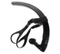 SEWACC Snorkel for Efficiency Training Swim Indoor Water Swimming and Open Adjustable with Silicone Semidry Top Design, Center-mount Tube Enhancing Lap Pools