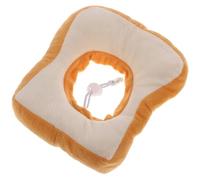 SEWACC Soft Bread Shape Cat Collar S Size for 1-4lb Cats, Creative Protective Pet Neck Cone, Decorative and Comfortable Elizabethan Collar for Post-surgery Care