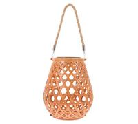 SEWACC Solar Rattan Lantern Aesthetic Like Design with Automatic Off Sensor for Outdoor Garden Porch Patio Decoration Durable Solar Powered Hanging Light