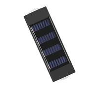 SEWACC Solar Wall Light Double Headed Outdoor Landscape Lamp with LED Strips White Light Solar-Powered Garden Security Lighting for Patio Lawn Terrace and Driveway Safety