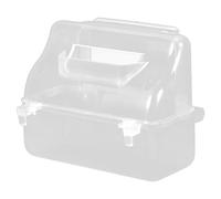 SEWACC Splashproof Bird Feeder for Cage with Abs Material, Reduces Food Waste, Suitable for Chickens and Poultry, inside The Cage and Birdcages