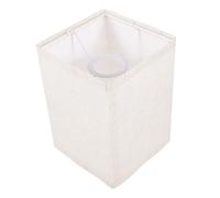 SEWACC Square Fabric Lampshade for Desk Lamp Removable Mesh Cover with Metal Frame Soft Light Diffuser Modern Minimalist Design for Living Room and Bedroom Table Lamps
