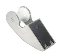 SEWACC Stainless Steel Anchor Roller Bow Bracket 50x165 for Boat Yacht | Marine Docking Accessory, Polished Silver Finish, Universal Fitting, Withstands Harsh Seawater, Reduces Chafing