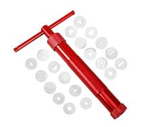 SEWACC Stainless Steel Clay Mud Extruder Tool Set with Wide Mold Variety for Polymer Clay Crafting DIY Pottery Squeezer Kit for Artists and Hobbyists