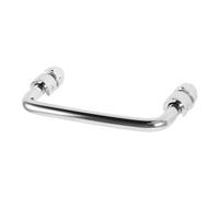 SEWACC Stainless Steel Folding Pull Handle Heavy Duty Chrome Plated Chest Case Handle for Toolboxes Cabinets Industrial Use Ergonomic Foldable Design