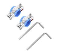 SEWACC Stainless Steel Office Chair Saver Clamp with Wrench Adjustable Height Repair Kit to Stop Sinking Chairs for Stable Seating and Extended Lifespan Easy Installation