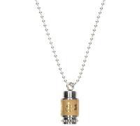 SEWACC Stainless Steel Urn Necklace for Ashes with Storage Function, No Deformation Cremation Memorial Pendant Suitable for Men and Women, Keepsake Jewellery for Cherished Memories