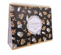 SEWACC Standing Flip Desktop Calendar with Spiral Binding Monthly Desk Planner Do List Pads English Tabletop Easel Calendar for Home and Office Organization From Jan to Dec