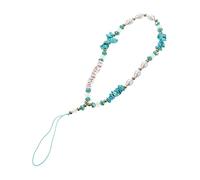 SEWACC Stone Pearl Lost Phone Lanyard Stylish Decor for Mobile Devices Easy to Install Wrist Strap for Travel School and Outdoor Use Unique Design for Added Security and Visual Appeal