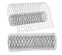 SEWACC Sturdy Iron Flower Arrangement Netting Green Coated Wire Mesh for Floral Supply and Chicken Coop Gardening DIY Craft and Cuttable Wire Mesh for Wreaths and Home Use