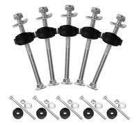 SEWACC Sturdy Long Trampoline Screws Made of Galvanized Steel with Rubber for Secure Trampoline Experience and Enhanced Stability, Includes Necessary Hardware for Easy Fixing