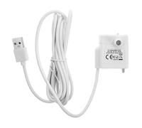 SEWACC Submersible pet water fountain pump with USB cable 5V 1A DC cat fountain pump white ABS material quiet operation suitable for pet cat owner households