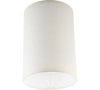 SEWACC Tall Drum Lampshade, 7.86X5.50Inches Decorative Cloth Lampshade, Clip On Cylinder Pendant Light Cover Replacement, for E27 Bulbs, Beige