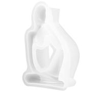 SEWACC Thinker Figurine Scented Candle Mold Silicone Handmade Mold Flexible Practical for Candle Making Suitable for Making