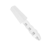 SEWACC Three-Sided Manual Foot File Callus Remover for Feet Dead Skin Removal for Home Pedicure (White)