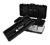 SEWACC Tool Storage Box Heavy Duty with Ergonomic Handle Portable Lockable Toolbox for Engineers