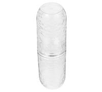 SEWACC Toothbrush Container Cup Holder for Travel Classroom PET | Spacious Interior, Sleek Modern Style, Portable Storage for School, Camping, Home, Business Use