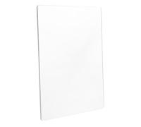 SEWACC Transparent Acrylic Embossing Pad Thick for Die Cutting Machines Reusable Craft Cutting Mat for Scrapbooking and DIY Projects Clear Precision Alignment Board for Paper Crafting